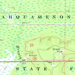 United States Geological Survey Hardwood Island, MI (1972, 24000-Scale) digital map