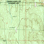 United States Geological Survey Hardwood Lake, MI (1986, 24000-Scale) digital map