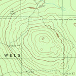 United States Geological Survey Hardwood Mountain, ME (1989, 24000-Scale) digital map