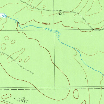 United States Geological Survey Hardwood Mountain SE, ME (1989, 24000-Scale) digital map