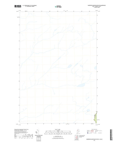 United States Geological Survey Hardwood Mountain SW OE W, ME (2021, 24000-Scale) digital map