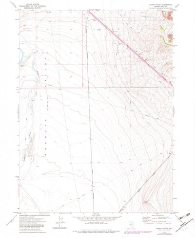 United States Geological Survey Hardy Creek, NV (1971, 24000-Scale) digital map