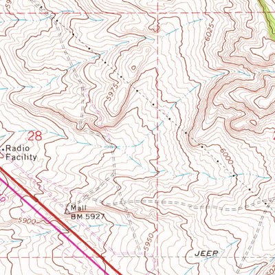 United States Geological Survey Hardy Creek, NV (1971, 24000-Scale) digital map