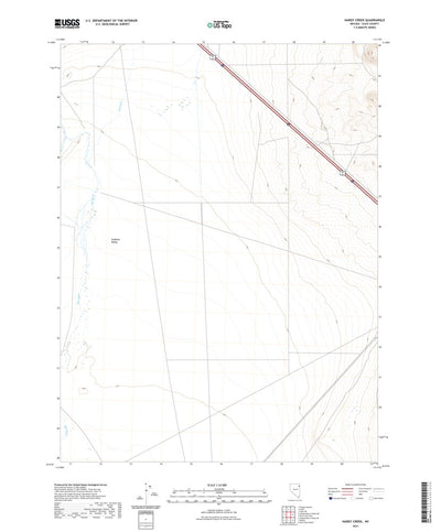 United States Geological Survey Hardy Creek, NV (2021, 24000-Scale) digital map