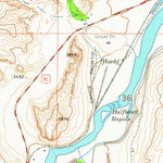 United States Geological Survey Hardy, MT (1961, 24000-Scale) digital map