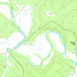 United States Geological Survey Hardy NE, AR-MO (1968, 24000-Scale) digital map