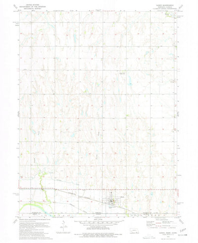 United States Geological Survey Hardy, NE-KS (1974, 24000-Scale) digital map