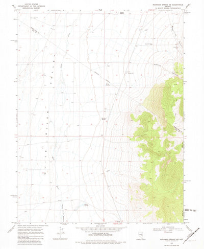 United States Geological Survey Hardy Springs, NV (1969, 24000-Scale) digital map