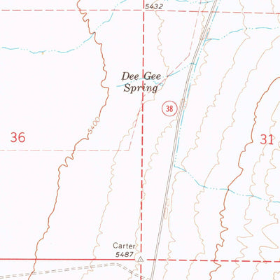 United States Geological Survey Hardy Springs, NV (1969, 24000-Scale) digital map
