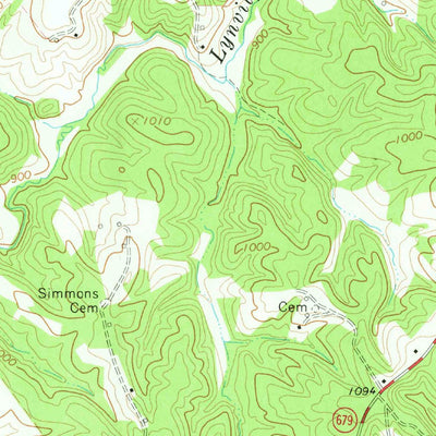 United States Geological Survey Hardy, VA (1963, 24000-Scale) digital map