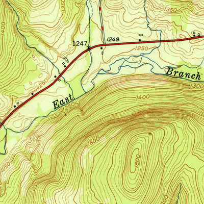 United States Geological Survey Harford, NY (1951, 24000-Scale) digital map