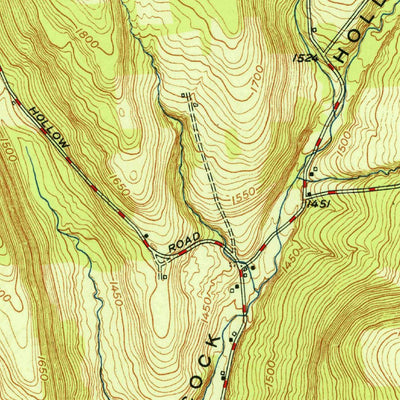 United States Geological Survey Harford, NY (1951, 24000-Scale) digital map