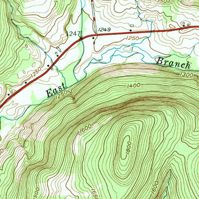 United States Geological Survey Harford, NY (1976, 24000-Scale) digital map