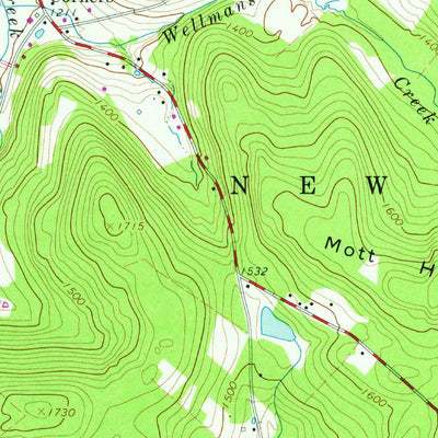 United States Geological Survey Harford, PA (1968, 24000-Scale) digital map