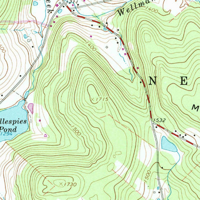 United States Geological Survey Harford, PA (1992, 24000-Scale) digital map