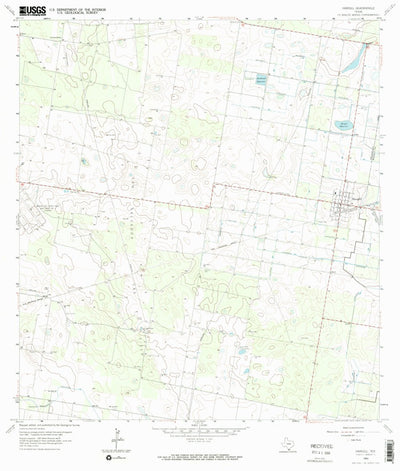 United States Geological Survey Hargill, TX (1963, 24000-Scale) digital map