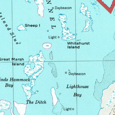United States Geological Survey Harkers Island, NC (1997, 24000-Scale) digital map