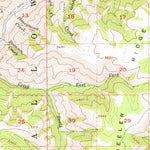 United States Geological Survey Harl Butte, OR (1954, 62500-Scale) digital map