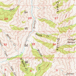 United States Geological Survey Harl Butte, OR (1954, 62500-Scale) digital map