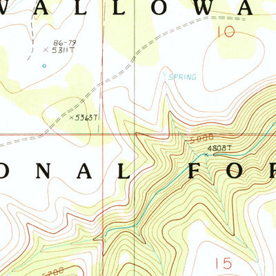 United States Geological Survey Harl Butte, OR (1990, 24000-Scale) digital map