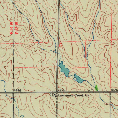 United States Geological Survey Harlan, KS (1961, 24000-Scale) digital map