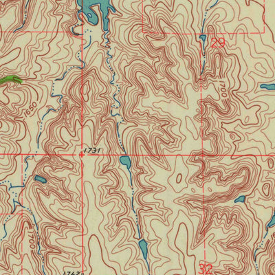 United States Geological Survey Harlan, KS (1961, 24000-Scale) digital map