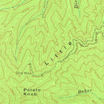 United States Geological Survey Harlan, KY (1954, 24000-Scale) digital map
