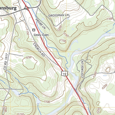 United States Geological Survey Harlansburg, PA (2023, 24000-Scale) digital map