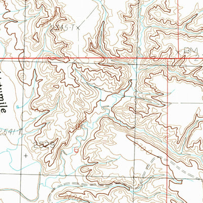 United States Geological Survey Harlem NW, MT (1984, 24000-Scale) digital map