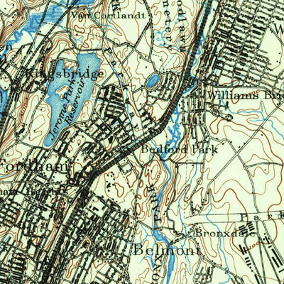 United States Geological Survey Harlem, NY-NJ (1897, 62500-Scale) digital map