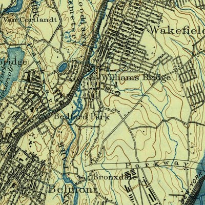 United States Geological Survey Harlem, NY-NJ (1900, 62500-Scale) digital map
