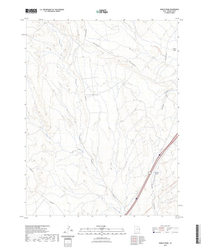 United States Geological Survey Harley Dome, UT (2023, 24000-Scale) digital map