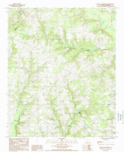 United States Geological Survey Harleys Millpond, SC (1988, 24000-Scale) digital map