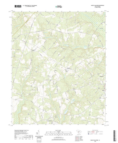 United States Geological Survey Harleys Millpond, SC (2020, 24000-Scale) digital map