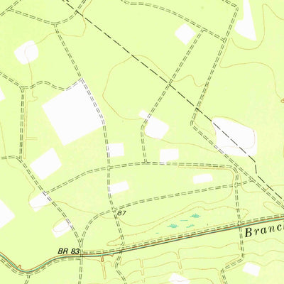 United States Geological Survey Harleyville, SC (1973, 24000-Scale) digital map