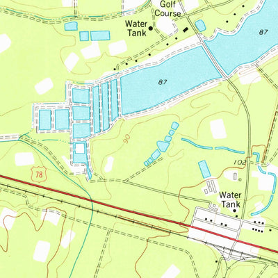 United States Geological Survey Harleyville, SC (1973, 24000-Scale) digital map