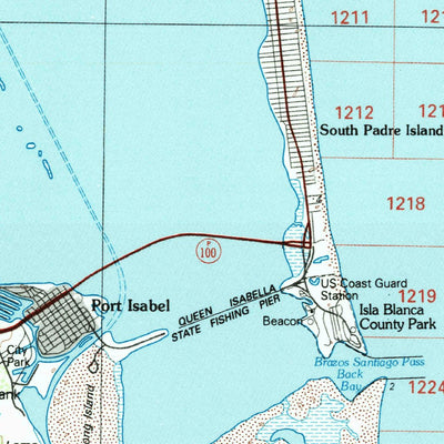 United States Geological Survey Harlingen, TX (1992, 100000-Scale) digital map
