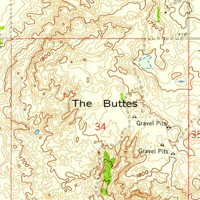 United States Geological Survey Harlow, ND (1958, 24000-Scale) digital map