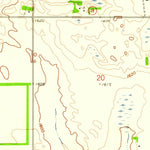 United States Geological Survey Harlow SE, ND (1958, 24000-Scale) digital map