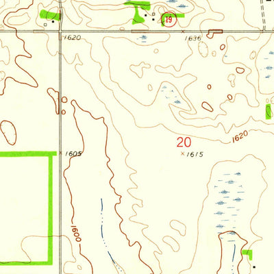 United States Geological Survey Harlow SE, ND (1958, 24000-Scale) digital map