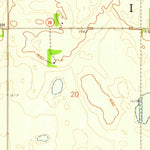 United States Geological Survey Harlow SW, ND (1958, 24000-Scale) digital map