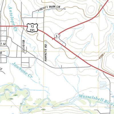 United States Geological Survey Harlowton, MT (2020, 24000-Scale) digital map