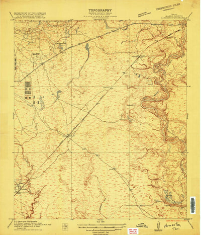 United States Geological Survey Harmaston, TX (1916, 24000-Scale) digital map