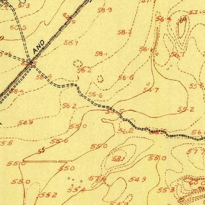 United States Geological Survey Harmaston, TX (1916, 24000-Scale) digital map