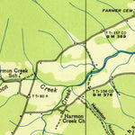 United States Geological Survey Harmon Creek, TN (1936, 24000-Scale) digital map