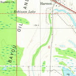 United States Geological Survey Harmon, LA (1980, 24000-Scale) digital map