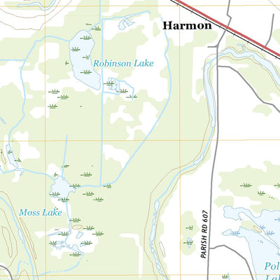 United States Geological Survey Harmon, LA (2020, 24000-Scale) digital map