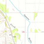 United States Geological Survey Harmon, ND (1962, 24000-Scale) digital map