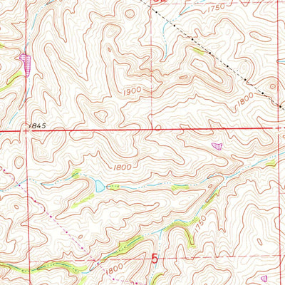 United States Geological Survey Harmon, ND (1976, 24000-Scale) digital map