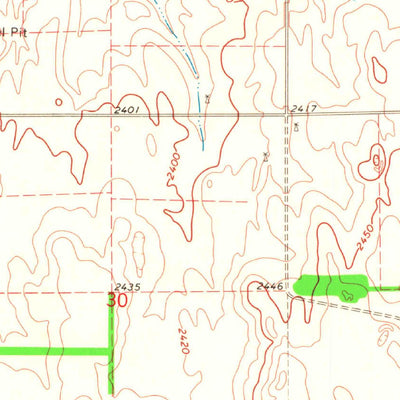 United States Geological Survey Harmon NW, OK (1970, 24000-Scale) digital map